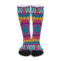 Colorful Mandala Bohemian Pattern Print Long Socks