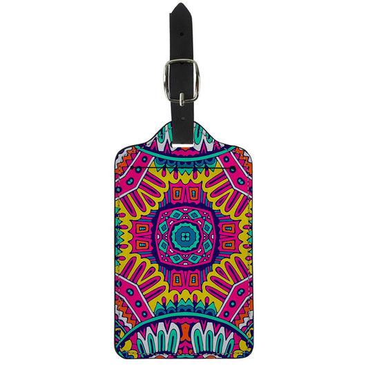 Colorful Mandala Bohemian Pattern Print Luggage Tag