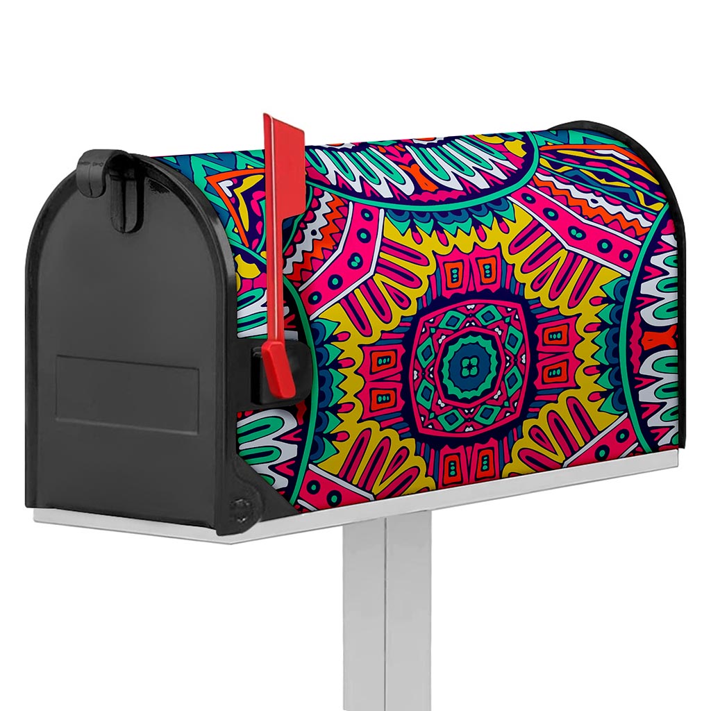 Colorful Mandala Bohemian Pattern Print Mailbox Cover