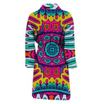 Colorful Mandala Bohemian Pattern Print Men's Bathrobe