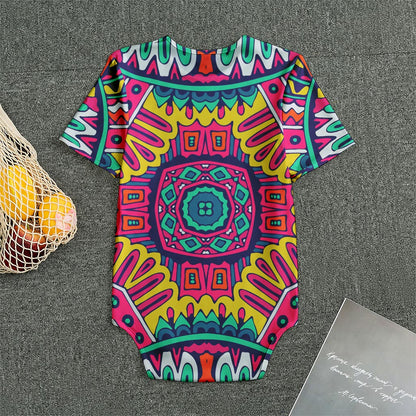 Colorful Mandala Bohemian Pattern Print Men's Bodysuit