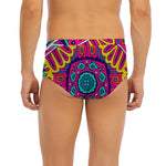 Colorful Mandala Bohemian Pattern Print Men's Briefs