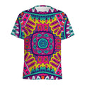 Colorful Mandala Bohemian Pattern Print Men's Athletic T-Shirt