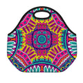 Colorful Mandala Bohemian Pattern Print Neoprene Lunch Bag