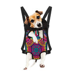 Colorful Mandala Bohemian Pattern Print Pet Carrier Backpack