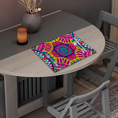 Colorful Mandala Bohemian Pattern Print Placemat