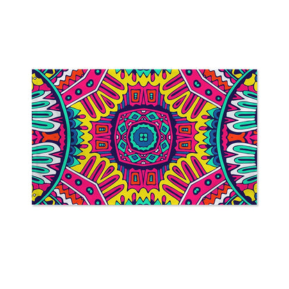 Colorful Mandala Bohemian Pattern Print Polyester Flag