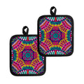 Colorful Mandala Bohemian Pattern Print Pot Holders