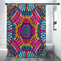 Colorful Mandala Bohemian Pattern Print Premium Shower Curtain