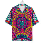 Colorful Mandala Bohemian Pattern Print Rayon Hawaiian Shirt