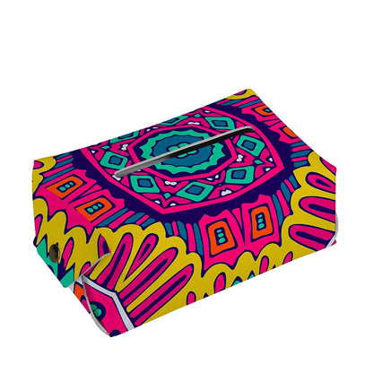 Colorful Mandala Bohemian Pattern Print Rectangle Tissue Box Cover
