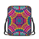 Colorful Mandala Bohemian Pattern Print Rectangular Crossbody Bag