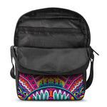 Colorful Mandala Bohemian Pattern Print Rectangular Crossbody Bag
