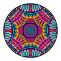 Colorful Mandala Bohemian Pattern Print Round Floor Mat