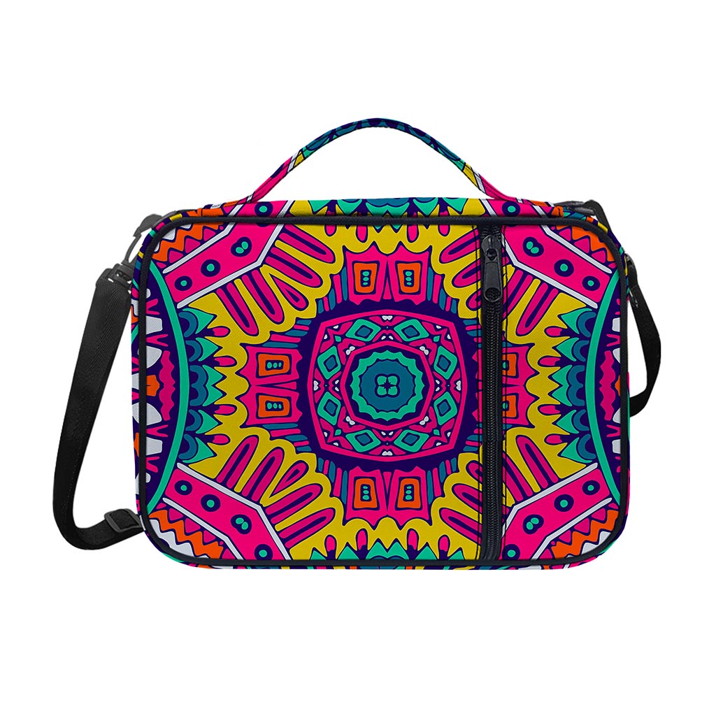 Colorful Mandala Bohemian Pattern Print Shoulder Strap Bible Bag