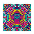 Colorful Mandala Bohemian Pattern Print Silk Bandana