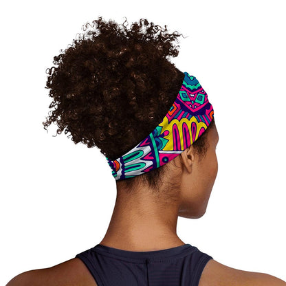 Colorful Mandala Bohemian Pattern Print Sports Headband
