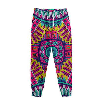 Colorful Mandala Bohemian Pattern Print Sweatpants