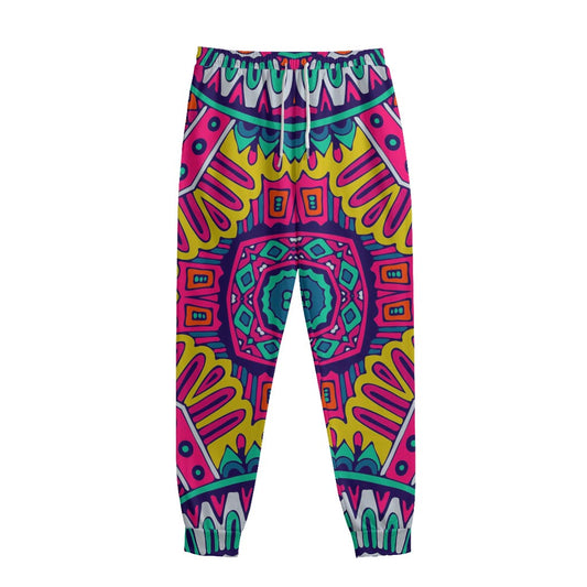Colorful Mandala Bohemian Pattern Print Sweatpants