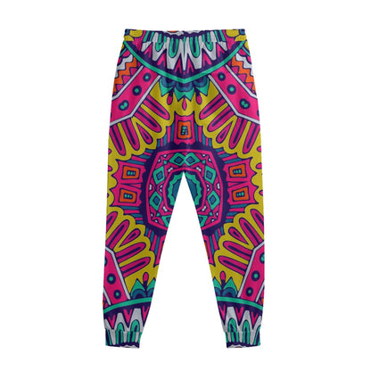 Colorful Mandala Bohemian Pattern Print Sweatpants