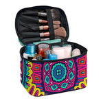 Colorful Mandala Bohemian Pattern Print Travel Makeup Bag