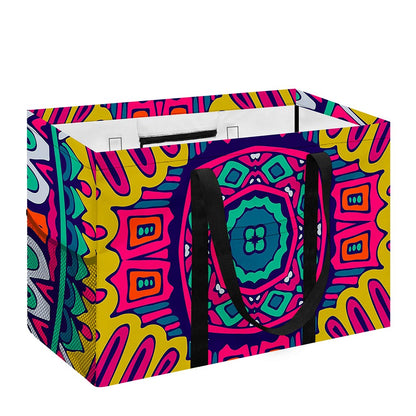 Colorful Mandala Bohemian Pattern Print Utility Tote Bag