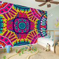 Colorful Mandala Bohemian Pattern Print Wall Sticker