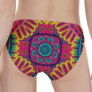 Colorful Mandala Bohemian Pattern Print Women's Panties