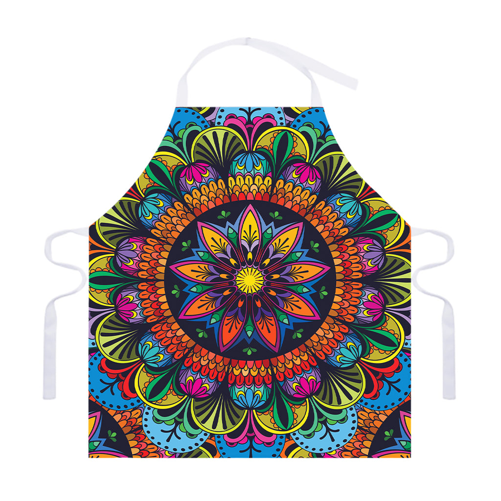 Colorful Mandala Print Adjustable Apron