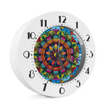 Colorful Mandala Print Alarm Clock