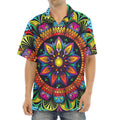 Colorful Mandala Print Aloha Shirt
