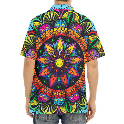 Colorful Mandala Print Aloha Shirt