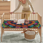 Colorful Mandala Print Baby Crib Sheet