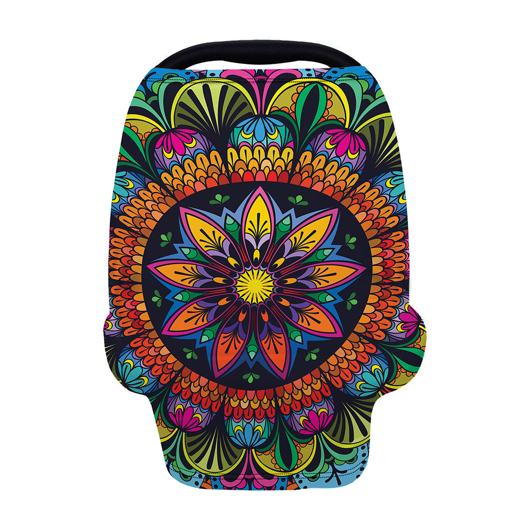 Colorful Mandala Print Baby Seat Cover