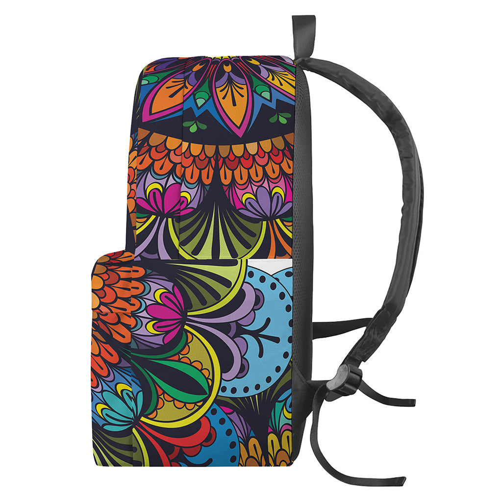 Colorful Mandala Print Backpack