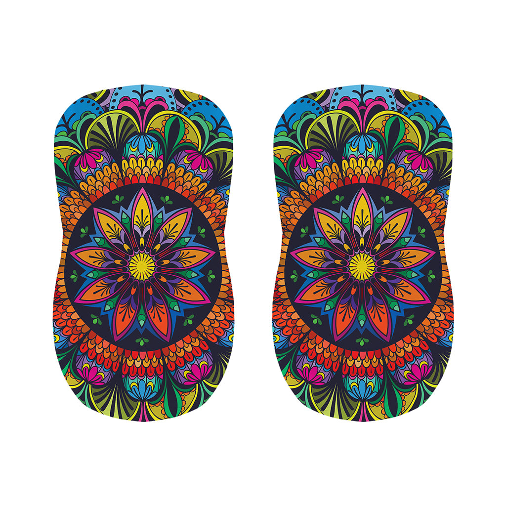 Colorful Mandala Print Bar Stool Covers