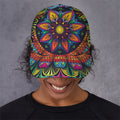 Colorful Mandala Print Baseball Cap