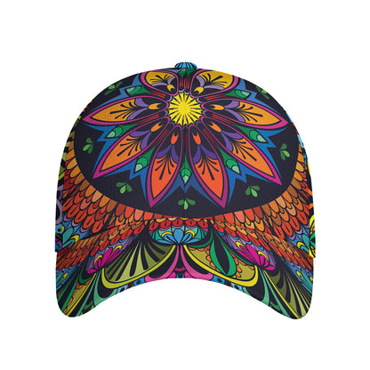 Colorful Mandala Print Baseball Cap