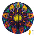 Colorful Mandala Print Basketball