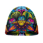 Colorful Mandala Print Beanie