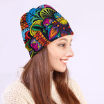 Colorful Mandala Print Beanie