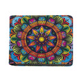 Colorful Mandala Print Bifold Wallet