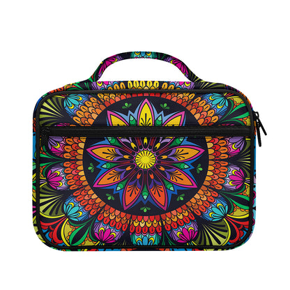 Colorful Mandala Print Briefcase Bible Bag