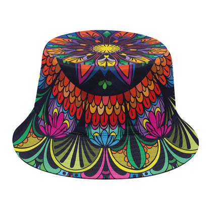 Colorful Mandala Print Bucket Hat