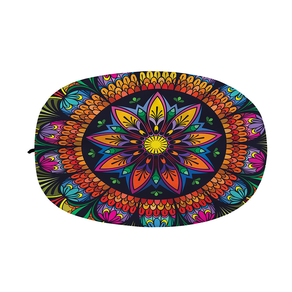Colorful Mandala Print Car Side Mirror Covers