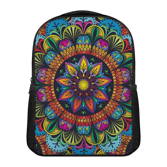 Colorful Mandala Print Casual Backpack