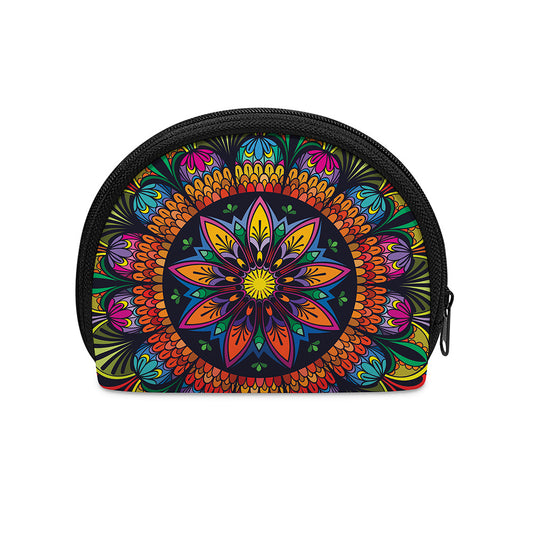 Colorful Mandala Print Coin Purse
