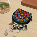 Colorful Mandala Print Coin Purse
