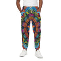 Colorful Mandala Print Cotton Sweatpants