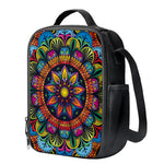 Colorful Mandala Print Crossbody Lunch Bag